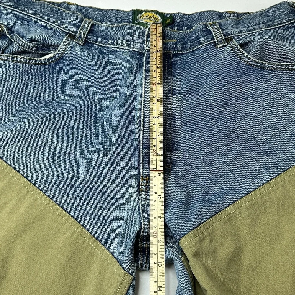 VTG Cabela's Roughneck Upland Brush Guard Blue Jeans 38 Reg Men's Size 38x30 Y2K